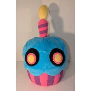 Five Nights At Freddy’s Blacklight Cupcake Blue Jumbo Plush Rare